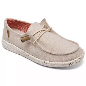 Hey Dude Chambray Moccasin Sneaker Women’s Slip On Shoe
